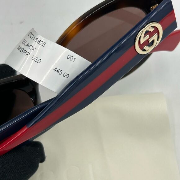 Women’s Gucci cat Eye frame sunglasses NWT - Picture 5 of 8